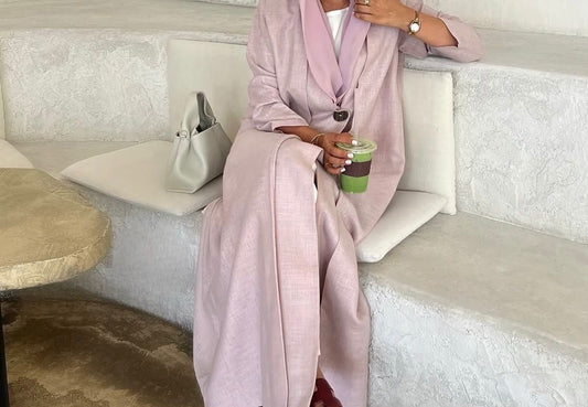 Hajra's Bold & Chic Abaya Style